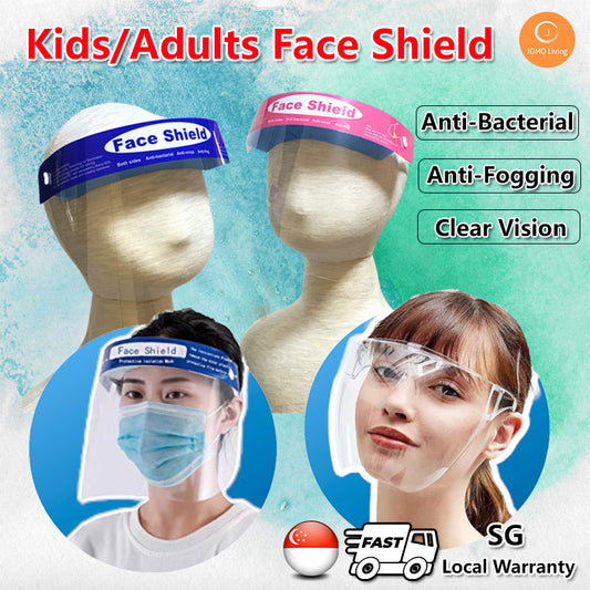 Adult Kids Full Face Shield Protective Cap Face Mask PET Protective Isolation Mask Isolation Medical