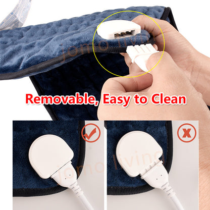 JOMO Electric Heating Pad Back Pain Massage Washable