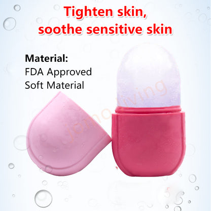 Ice Rollers Silicone Massager Face Relaxation Skin Care Ice Face Massager Tool