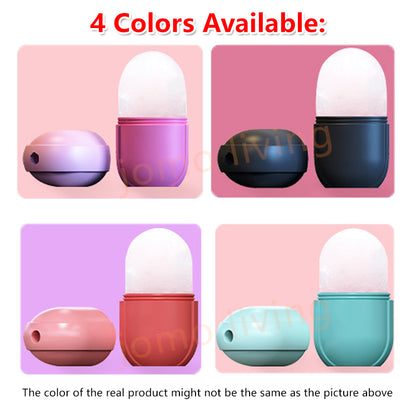 Ice Rollers Silicone Massager Face Relaxation Skin Care Ice Face Massager Tool