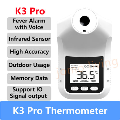 Wall-Mounted Thermometer K3 Pro K3 Non-Contact Digital Infrared Forehead | JOMO Singapore