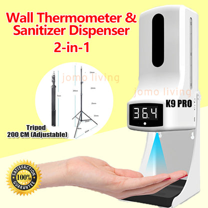 Wall-Mounted Thermometer K3 Pro K3 Non-Contact Digital Infrared Forehead | JOMO Singapore