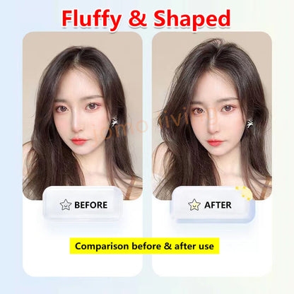 Korean Bangs Hairstyle Clip Lazy Curl Styling Volumizing Clip Curler