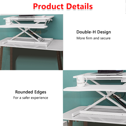 Ergonomic Standing Desk Converter Lift Laptop Table Computer Table