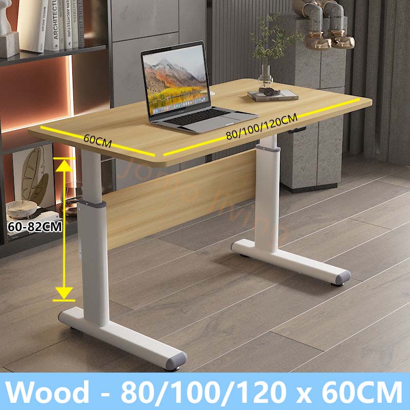 🔥Premium Quality🔥 Height Adjustment Table Lifting Computer Desk Table Standing Type Kids Study Table ikea Table