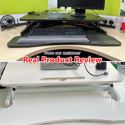 Ergonomic Standing Desk Converter Lift Laptop Table Computer Table