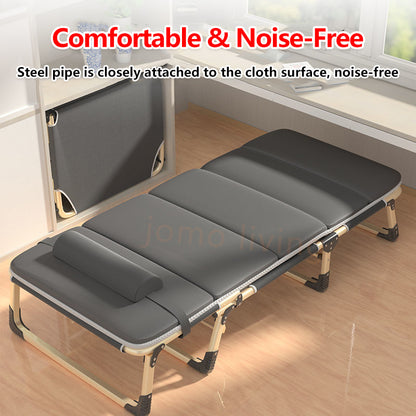 Japanese Portable Folding Bed Single Bed 75cm Wide Surface Lightweight Bed | JOMO Singapore