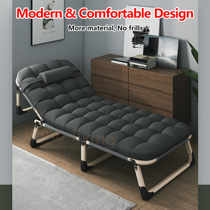 Japanese Portable Folding Bed Single Bed 75cm Wide Surface Lightweight Bed | JOMO Singapore