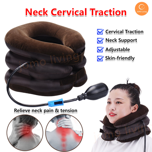 Neck Cervical Traction Device Inflatable Neck Brace Support Cervical Collar Air Traction Massager Therapy Device Health