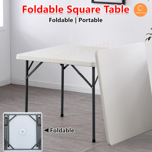 HDPE Foldable Square Table Dining Table Folding Table Folding Portable Outdoor Portable Camping