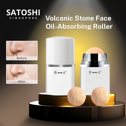 SATOSHI Volcanic Stone Face Oil-Absorbing Roller T-zone Oil Removing Rolling Stick Ball