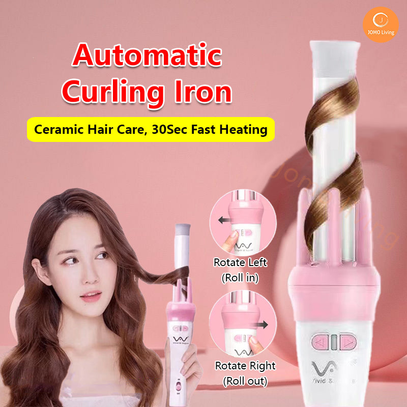 Auto Wireless Portable Ceramic Hair Curler USB Hair Straightener