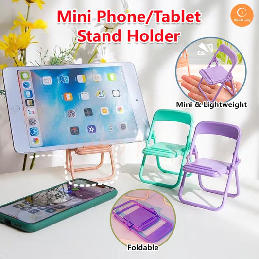 Mini Cute Phone Stand Holder Foldable Tablet Holder Pastel Mini Chair Mobile Phone Holder