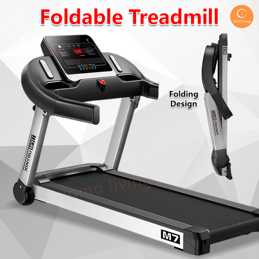 M7 Foldable Treadmill Running Walking Home Gym Walking Pad Fitness Machine Shock Absorption