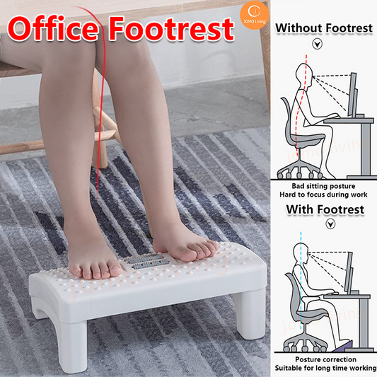 Office Footrest Roller Massage Footrest Footstool Office Living Room Officer Posture Correction Washroom