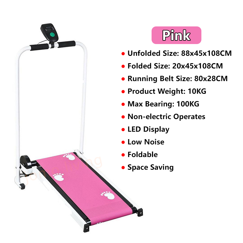 Foldable Mini Treadmill Home Fitness Walking Pad Running Portable Treadmill Foldable Gym Exercise Jogging Indoor