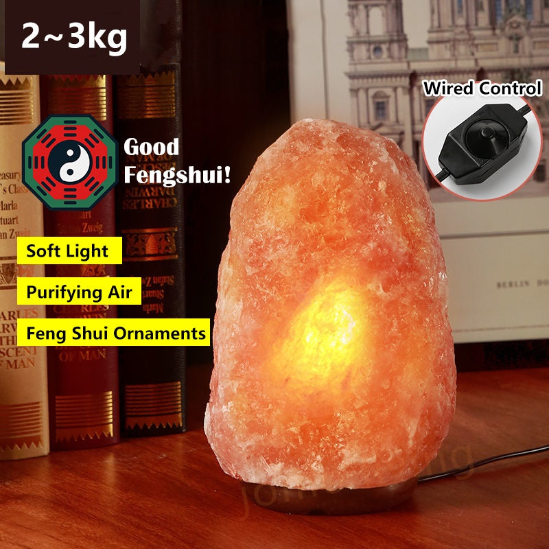 1-8KG Himalayan Rock Salt Lamp Natural Shaped Air Purifier Feng Shui