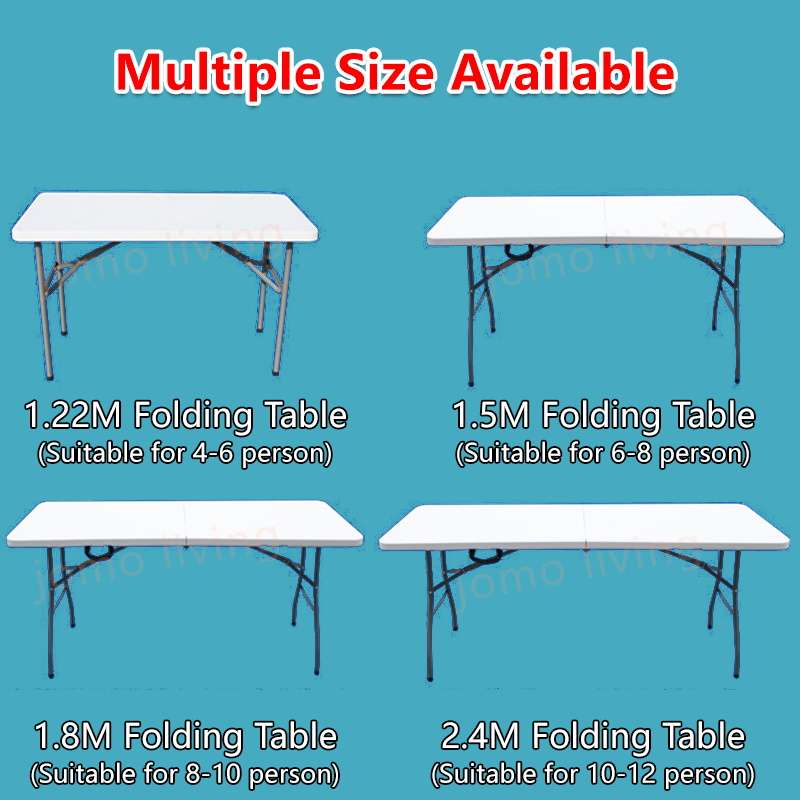 HDPE Portable Folding Table Travel Outdoor Foldable Tables Study Table Dinning Table Desk