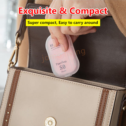 Japan Kinbata Paper Soap Travel Disposable Soap Hand Wash Portable Paper Soap
