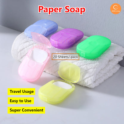 Japan Kinbata Paper Soap Travel Disposable Soap Hand Wash Portable Paper Soap