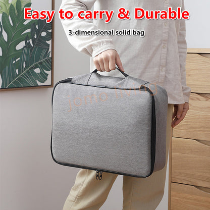 Travel Multi Layer Storage Bag Passport Certificate Document Card Storage Organizer Bag