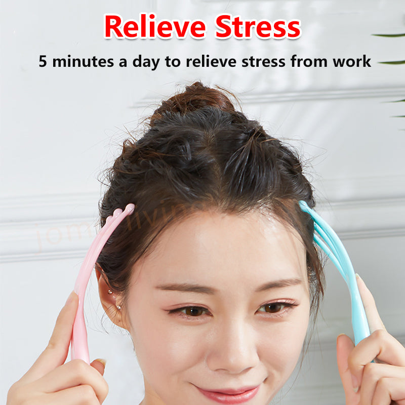 5 Claw Scalp Massager Acupoint Massage Relaxer Octopus Stress Release Tool