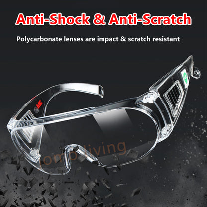 3M Safety Professional Goggles Eyewear UV Protection Eye Wear Face Shield Face Mask