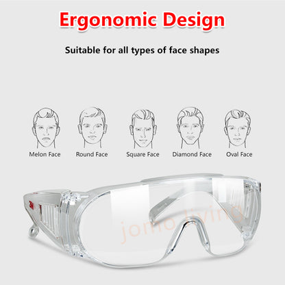3M Safety Professional Goggles Eyewear UV Protection Eye Wear Face Shield Face Mask