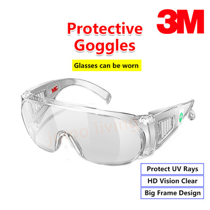 3M Safety Professional Goggles Eyewear UV Protection Eye Wear Face Shield Face Mask