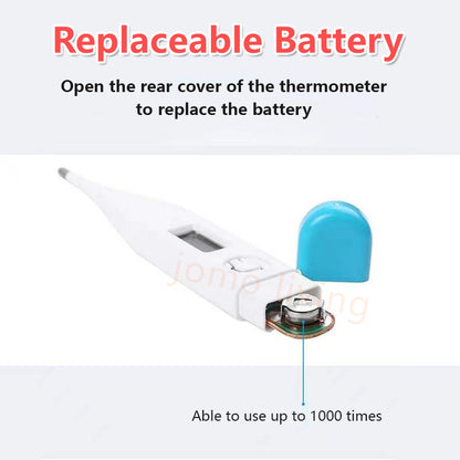 XHF2001 Digital Electronic Clinical Thermometer Baby Kids Adult Fever Armpit Tongue | JOMO Singapore