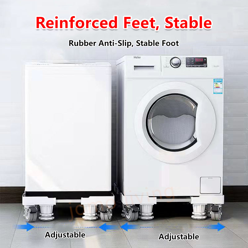 Adjustable Washing Machine Refrigerator Stand Portable Dryer Stand
