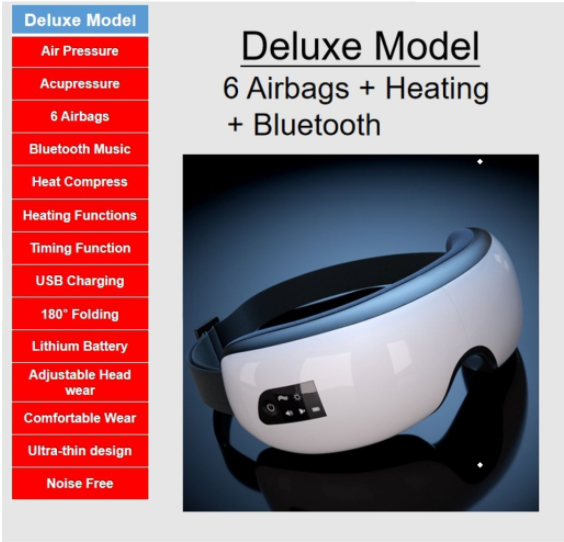 JOMO Smart 3D Portable Bluetooth Pain Relief Eye Massager