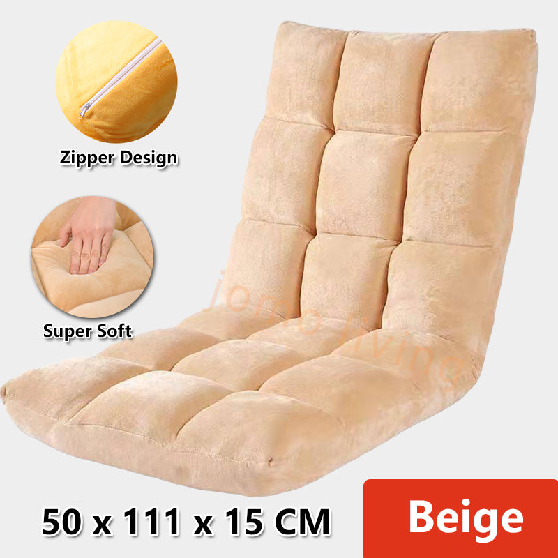 Adjustable Lazy Sofa Floor Chair Bean Bag Foldable Chair Cushion Floor Sofa kids and adult