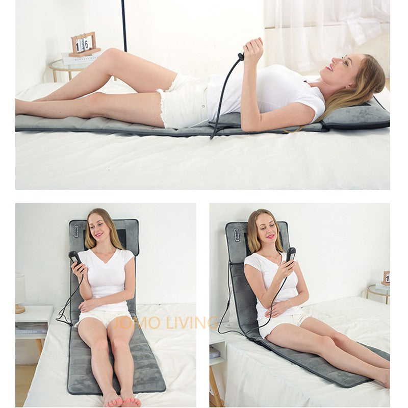 FULL BODY Multi-Functional Electric Shiatsu Back Neck Heating Massage Mattress Pad