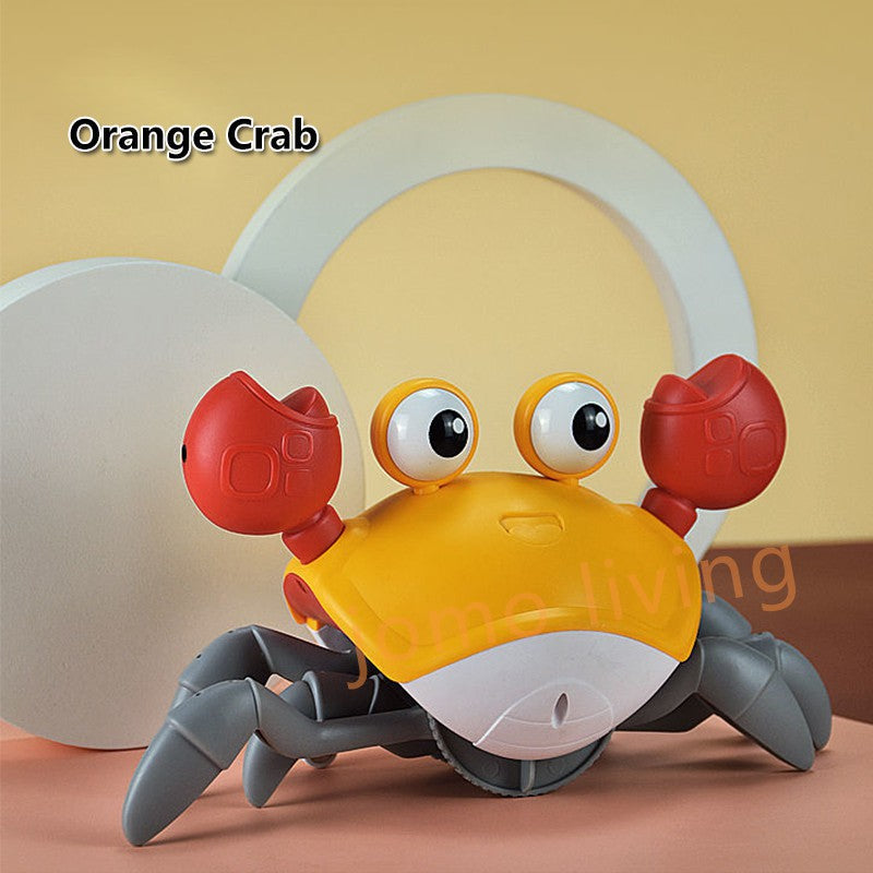 Baby Toy for Land & Water Crab Baby Shower Crab Light Music Charging Kids Child Children