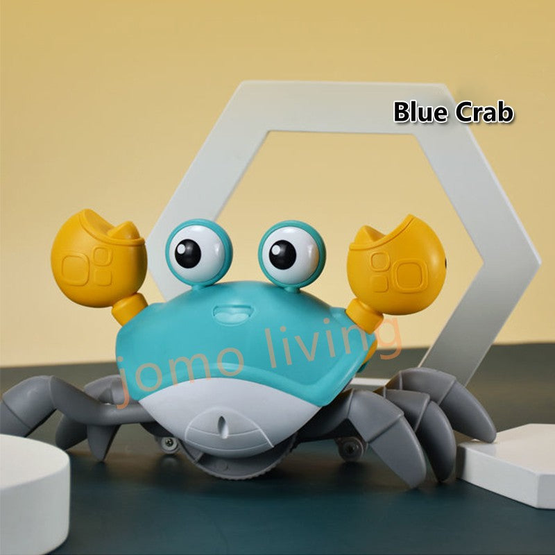 Baby Toy for Land & Water Crab Baby Shower Crab Light Music Charging Kids Child Children