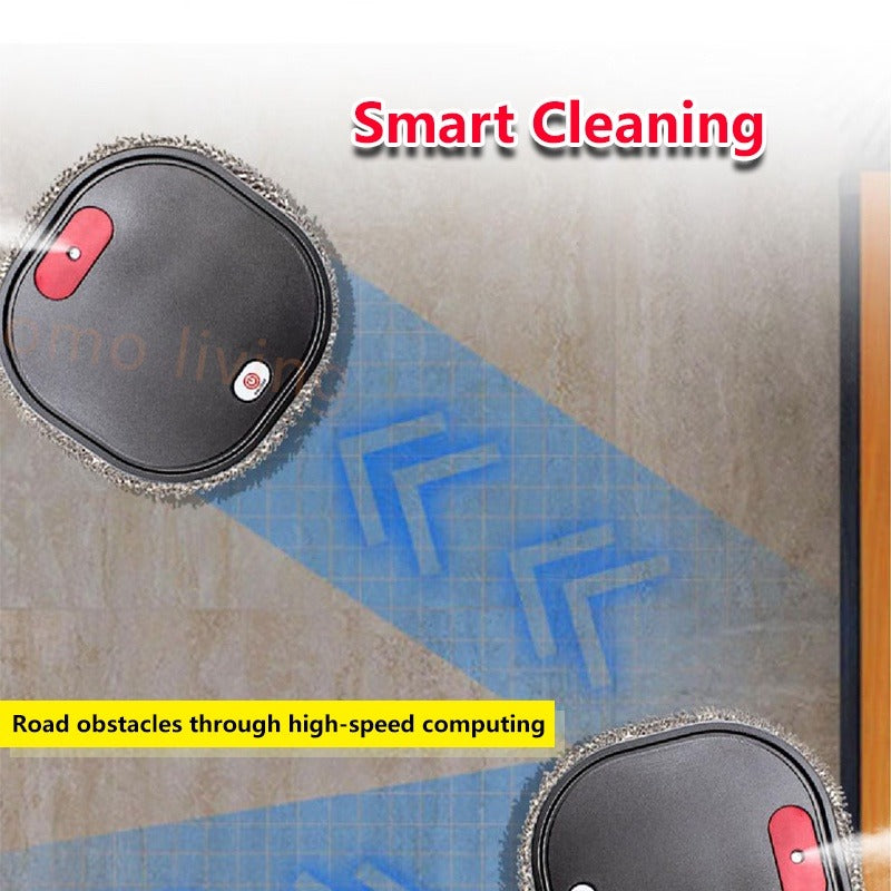 Humidifying Mopping Robot Dry Wet Mopping 1000pa Suction Vacuum Mop Robotic Vacuum Cleaner