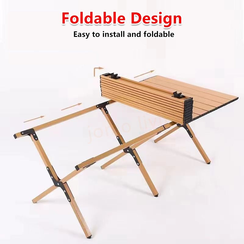 Egg Roll Foldable Table Outdoor Folding Table Portable Table