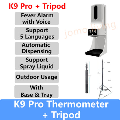 Wall-Mounted Thermometer K3 Pro K3 Non-Contact Digital Infrared Forehead | JOMO Singapore
