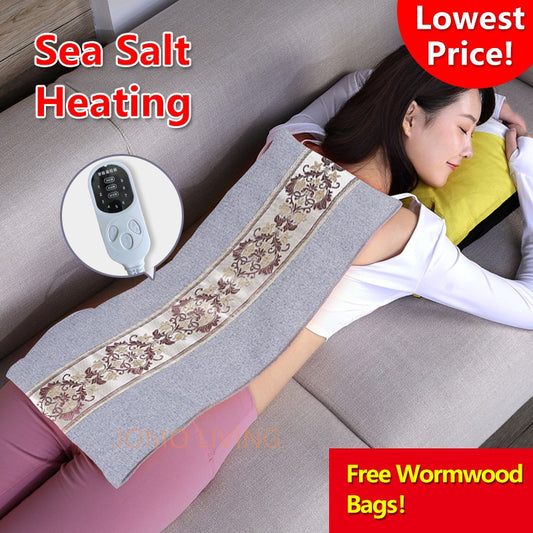 Sea Salt Heating Pad Heat Pad Wormwood Salt Massage Menstrual Pain Relief Neck Back