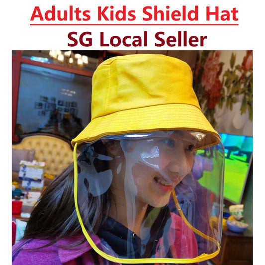 Kids Protective Shield Hat Protection Hat Full Face Shield