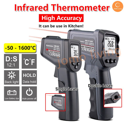 High Accuracy Single Laser Non-Contact Thermometer Temperature Measurement Tool