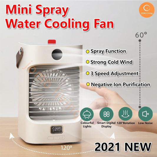 Small Portable Spray Water Cooling Fan Air Cooler Air Conditioner Humidifier