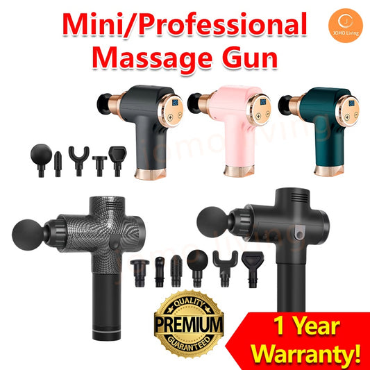 Mini Colorful Professional 30Speed 6Head Massage Gun Fascia Gun Relaxation Massager Women Massage Gun