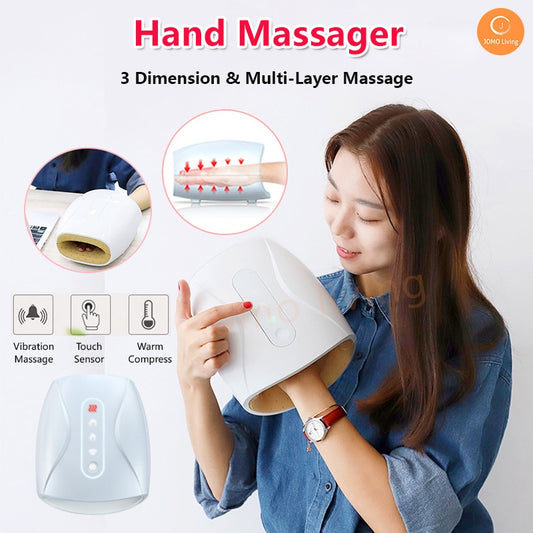 Super Electric Hand Massager Palm Finger Massage Electric Hot Compress Hand Care Massage Gift Idea
