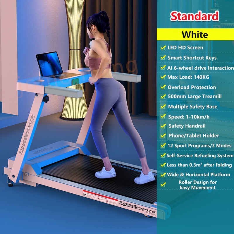 Foldable Treadmill Mini Running Walking Pad Home Gym Fitness Machine
