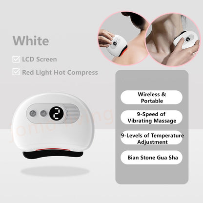 Electric Gua Sha Scraping Face Slimming Massage 9 Levels of Vibration & Hot Compress
