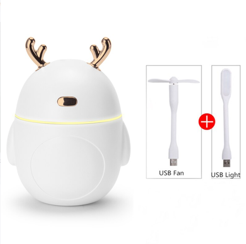 Mini USB Air Cute Deer Air Freshener Aroma Mist Maker Humidifier Diffuser
